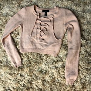 Pink sweater by Forever 21